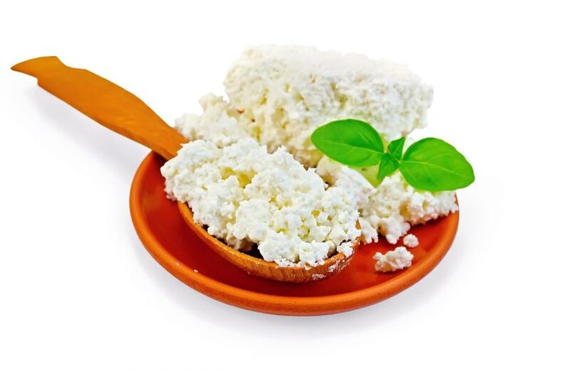 Fromage cottage pour la nutrition 6 pétales