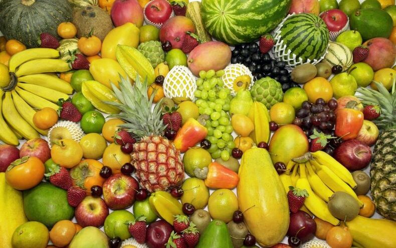Fruit pour la nutrition 6 pétales