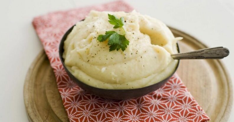 Purée de pommes de terre pour le régime 6 pétales