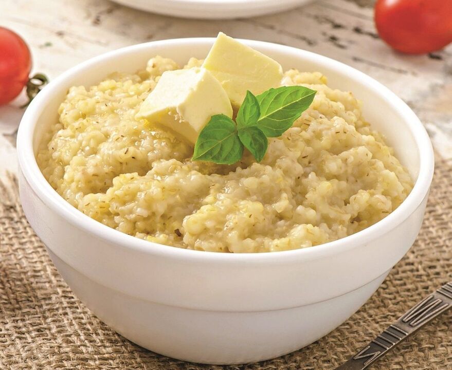 Bouillie pour le petit déjeuner pour perdre du poids