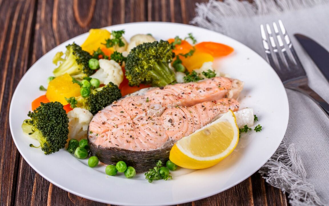 Dîner de perte de poids sain