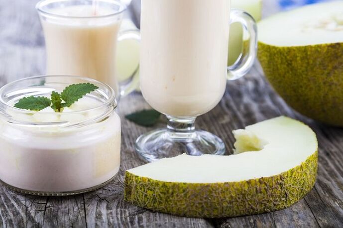 Yaourt au melon pour perdre du poids