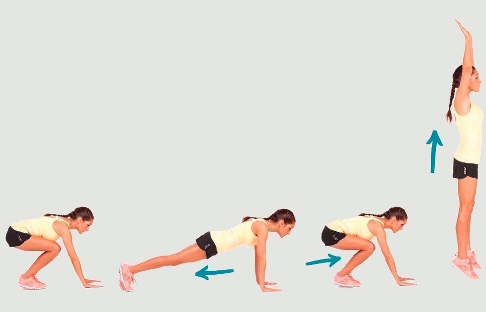 Burpee pour un entraînement corporel complet